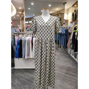 [플라스틱아일랜드]MARIO퍼프소매 프린팅원피스 PR2WO904