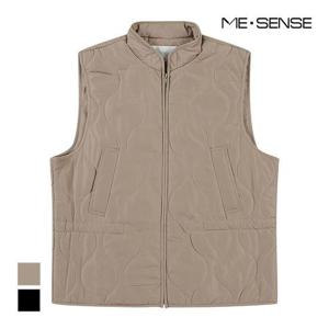 [미센스]MARIO물결퀼팅 집업베스트_MB3YPDP201Z