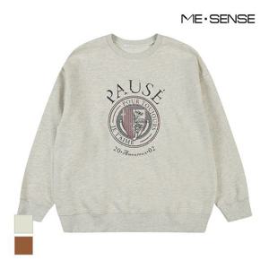 [미센스]MARIO방패프린트 맨투맨 티셔츠_MB3YTSM201Z