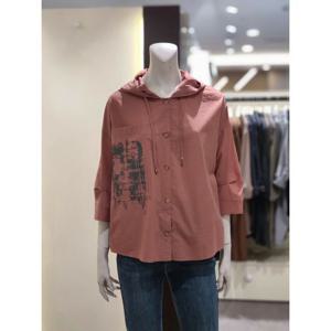 [트리아나]MARIO소고 후드 스트라이프 7부소매 후드셔츠TJ2GA09