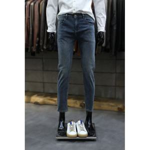 [빠니깔레]MARIO슬림스트레이트 연청스크레치데님진 m-gjean14bl