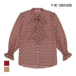 [미센스]MARIO레트로 잔패턴 블라우스_MB29BLM120Z