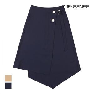 [미센스]MARIO은장 단추 랩스커트_MB18SKM201Z