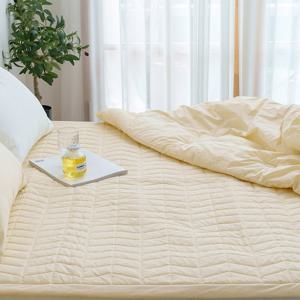 [샤이닝홈]더블리 드림호텔 60수 고밀도 면 밴딩 침대패드 Q