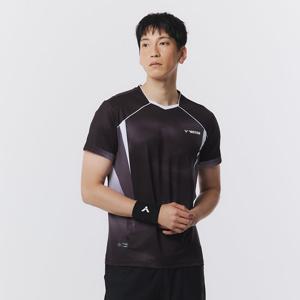 빅터 배드민턴의류 BLACK FLOW 남성 티셔츠 (VT25CGW022M)