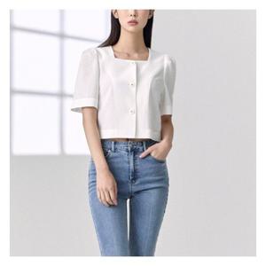 [미쏘]스퀘어넥 크롭 반팔 자켓 (MIWJKC722B-T)