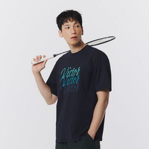 빅터 배드민턴의류 SCRIPT PLAY 남녀공용 오버핏 티셔츠 (VT25CTO201U)
