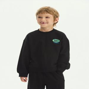 [베네통 키즈] 스트릿맨투맨QAMT01541BK