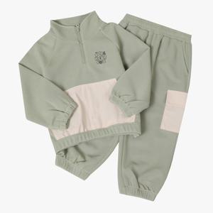 [밀리밤]배색와플상하세트(MLMS25S1G)