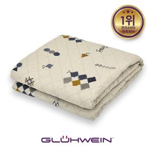 글루바인 전자파안심 타이머 물세탁 전기요 2100D 순면 더블