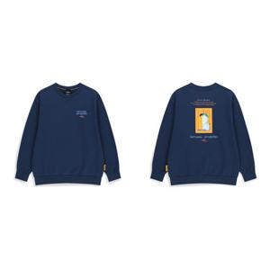 내셔널지오그래픽 키즈 전이수 콜라보 그래픽 맨투맨 (K254USW610NV)