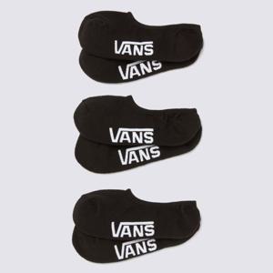 [반스] 쓰리팩 클래식 슈퍼 노 쇼 삭스 덧신 블랙 VN000F10BLK