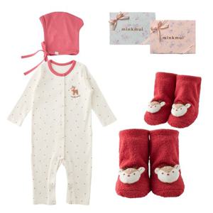 M밍크뮤D 25FW (CR)노엘모달골지SET우주복 밤비인형양말세트 (35C700410601)