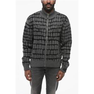 베르사체 집업 니트 1012392 1A08743 1E060 Gray