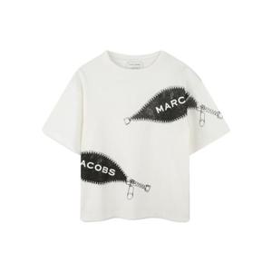 마크제이콥스 남아 화이트 프린티드 반팔 티셔츠 W60637K_126