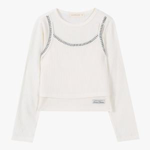 [일로딜로]포인트 레이어드 골지티 IDLA25W4Z