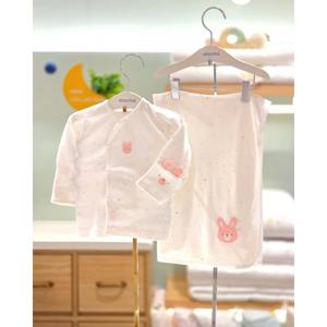 압소바 HK베핑 코튼모달배냇저고리 속싸개세트(25FW신상품) (A2D10104D)