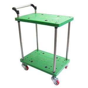 무따 사각2단녹색 소750 운반구대차 구르마 화물카트 핸드카 서빙카트 서빙카 접이식카트 카트 구루마 대차 손수레 달리 다용도카트