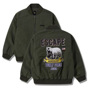 [JEEPKIDS(지프키즈)] 지프 이스케이프 와펜 항공점퍼 KQ3JPU256KH