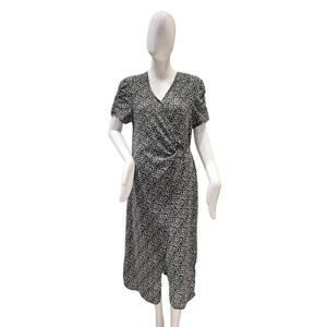 [파파야]브이넥 쉬폰 원피스(PNPROP054B)