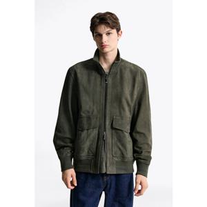 [타미힐피거종합관] 남성 레더 집업 재킷 (T12F7LOT540MT1 MSZ)