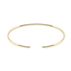 [GB] 페일 스톤 포인트 14K 오픈 뱅글 팔찌 (M) LWB25045G