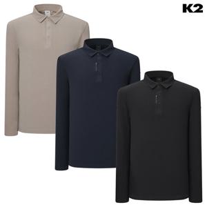 K2 남성 KMU25 261 긴팔 시그니처 까르비코 가을 폴로 - KMU25261-GS