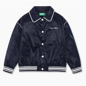 [베네통키즈] 25FW-글로시 베이스볼 패딩 점퍼/QAPD07541