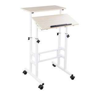스탠딩책상 수동 높이조절 테이블 데스크 컴퓨터책상 이동식책상 가성비 실속형 ST-2B600