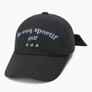 [르꼬끄골프] 여성 패턴 리본 탈부착 캡 (GQ322LCP93)