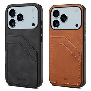 아이폰17 에어 프로 맥스 빈티지가죽 카드수납 핸드폰 케이스