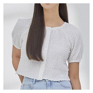 [미쏘]변형소재 블라우스 (MIWBWC72QG-T)