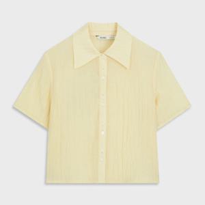 [미쏘]단추포인트 반팔 셔츠 (MIWYAC803G-T)