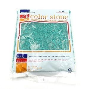 원예용 컬러스톤/색돌/수족관 어항 바닥돌(초록)