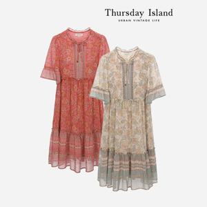 [Thursday Island] 보더 믹스 미니 원피스(T236MOP132W)