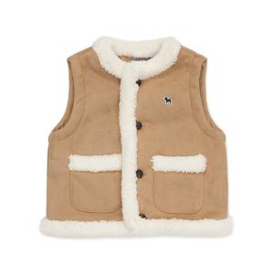 블루독베이비 10 25FW 신상 (BE)벨로아 FUR VEST (45C14225010)