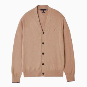 [타미힐피거 남성] 캐시미어 블렌드 티핑 가디건 T12F7KCD110MT1AFE