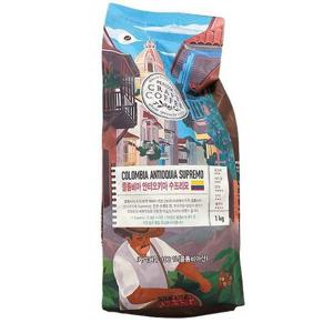피코크 콜롬비아 안티오키아 수프리모 1kg (홀빈) x 1개 a46891