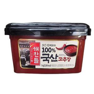 해찬들 100_ 국산고추장 1KG x 1개 83941