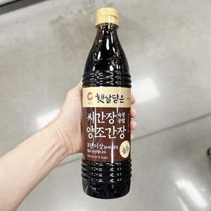 청정원 햇살담은 씨간장 숙성 양조 간장 골드 840ml 401831