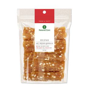 천연 닭가슴살 치킨치즈 슬라이스 180g 강아지간식 S