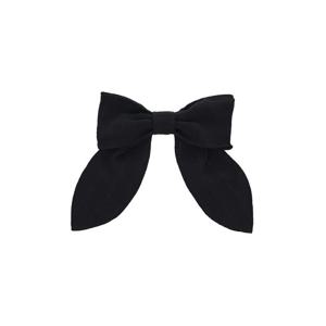 [엘러브] 새상품 샤넬 25C VIP 기프트 실크 리본 헤어핀 블랙 5ET1490