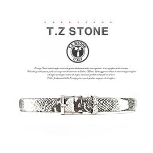 티지스톤 TZ1D113WH 클래식 뱀피패턴 화이트벨트 벨트 남성벨트 정장벨트 캐쥬얼벨트 가죽벨트