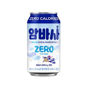 밀크소다 암바사 제로 345ml 24캔