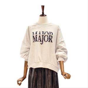 [나인스텝]데님패치 맨투맨 N25NT5310