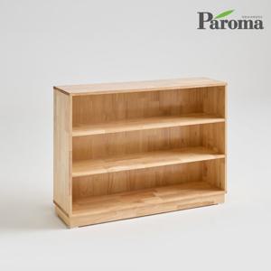 파로마 소네트 3단 원목 현관 학원 오픈 신발장 1000