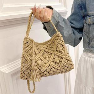 [잇백잇슈] 뜨개파우치크로스백 트렌디 외출 일상