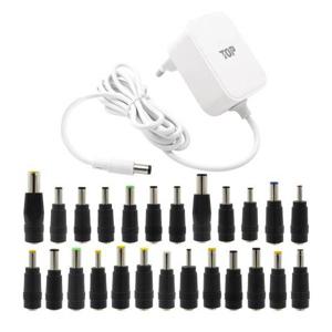 HDTOP DC 12V 2A CCTV 어댑터 화이트 1.5M 25종 젠더 HT-AD164