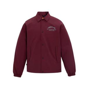 [팀버랜드] 남성 로고플레이 코치 자켓 버건디_TB0A6JZDI301