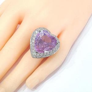 [블루케이] AA실버925 자수정 합성석 반지250203-14